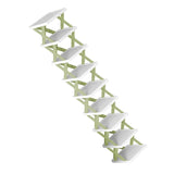9-Tier Narrow Entryway Shoe Rack Plastic Vertical Shoe Organizer Storage & Organization - Tophatter Daily Deals