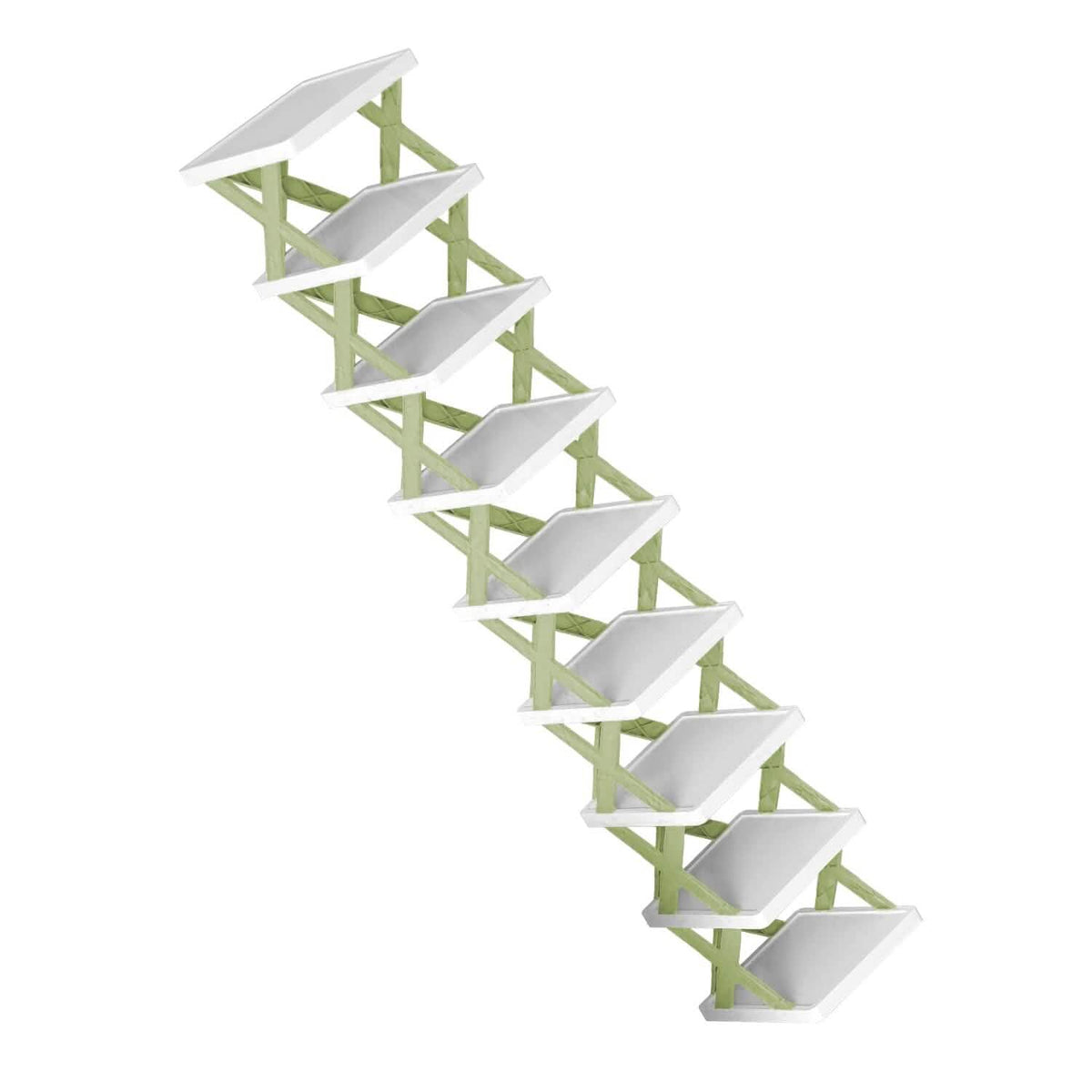 9-Tier Narrow Entryway Shoe Rack Plastic Vertical Shoe Organizer Storage & Organization - Tophatter Daily Deals
