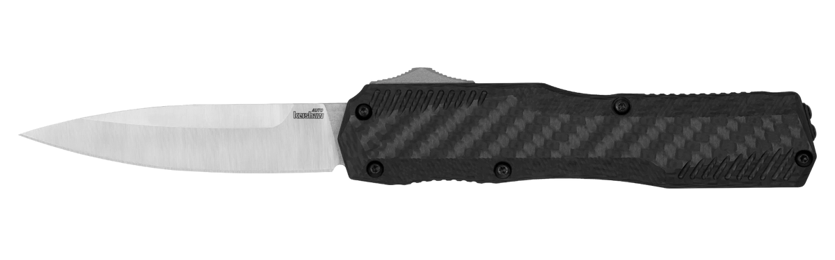 Kershaw Livewire Carbon Fiber - OTF - CPM-MagnaCut Blade - 9000CF Automatic Knives - Tophatter Daily Deals
