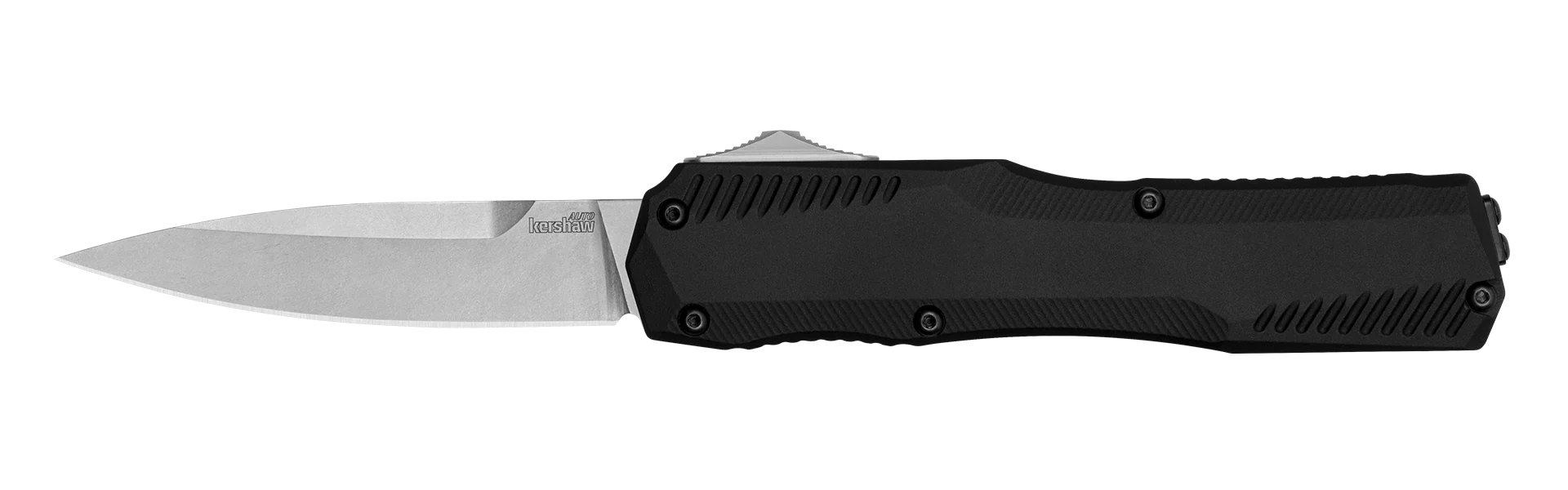 Kershaw Livewire - OTF - Aluminum Handle - CPM-MagnaCut Blade - 9000 Automatic Knives - Tophatter Daily Deals