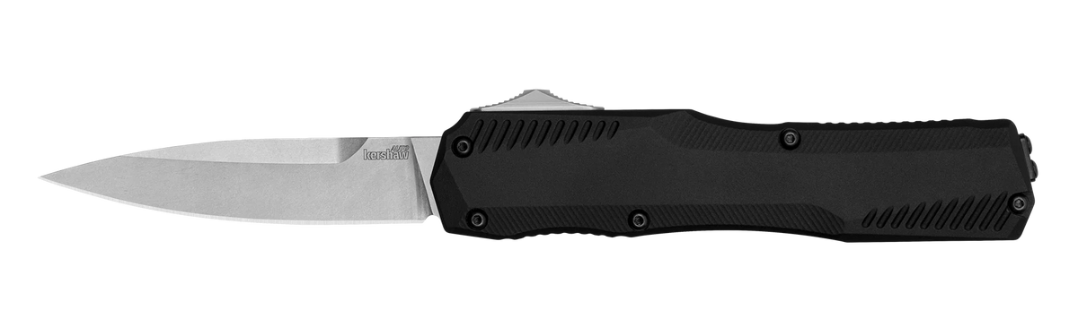 Kershaw Livewire - OTF - Aluminum Handle - CPM-MagnaCut Blade - 9000 Automatic Knives - Tophatter Daily Deals