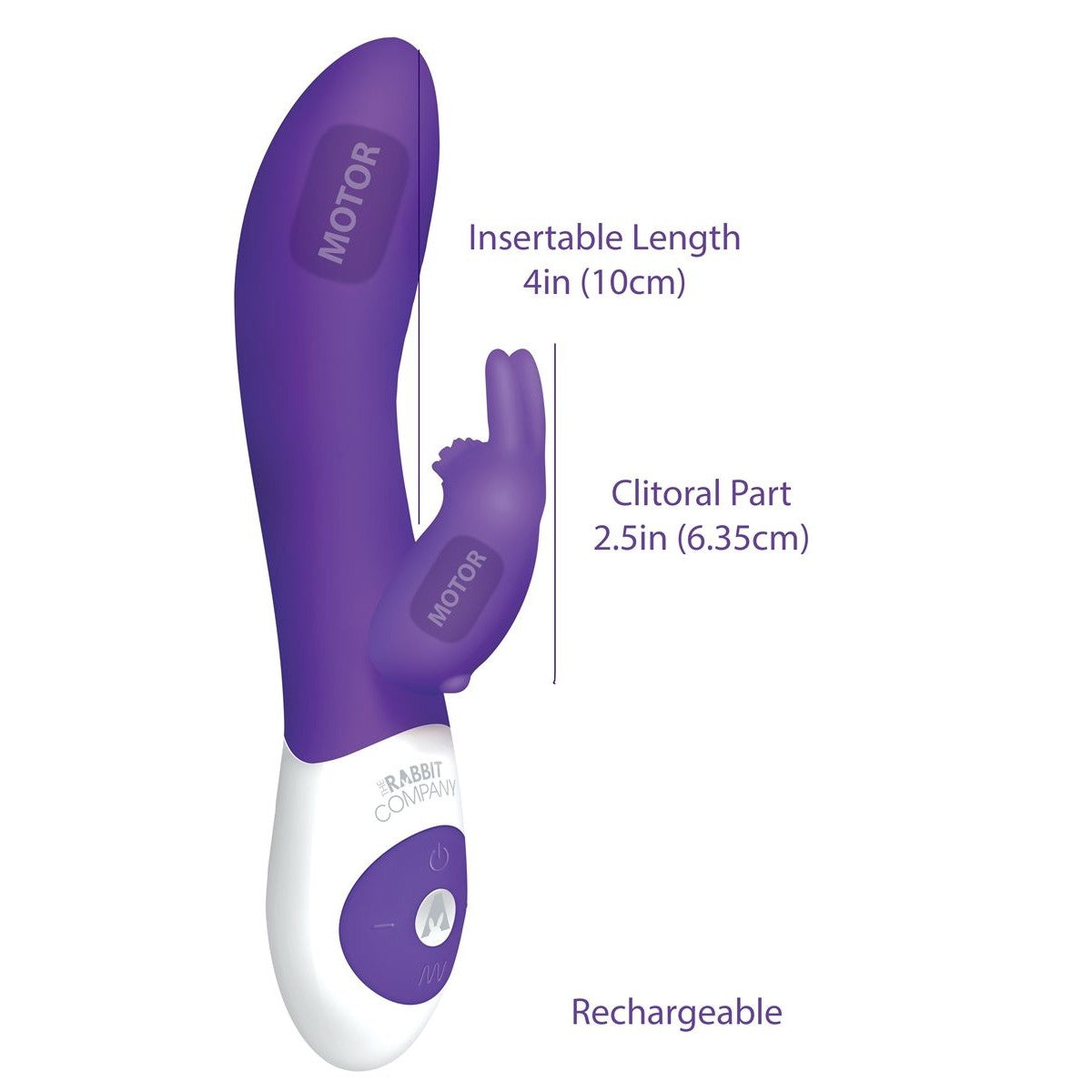 The Classic Rabbit Vibrator in Purple Rabbit Vibrator - Tophatter Daily Deals