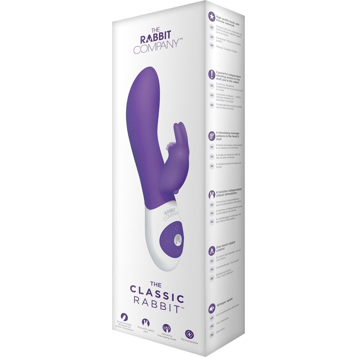 The Classic Rabbit Vibrator in Purple Rabbit Vibrator - Tophatter Daily Deals