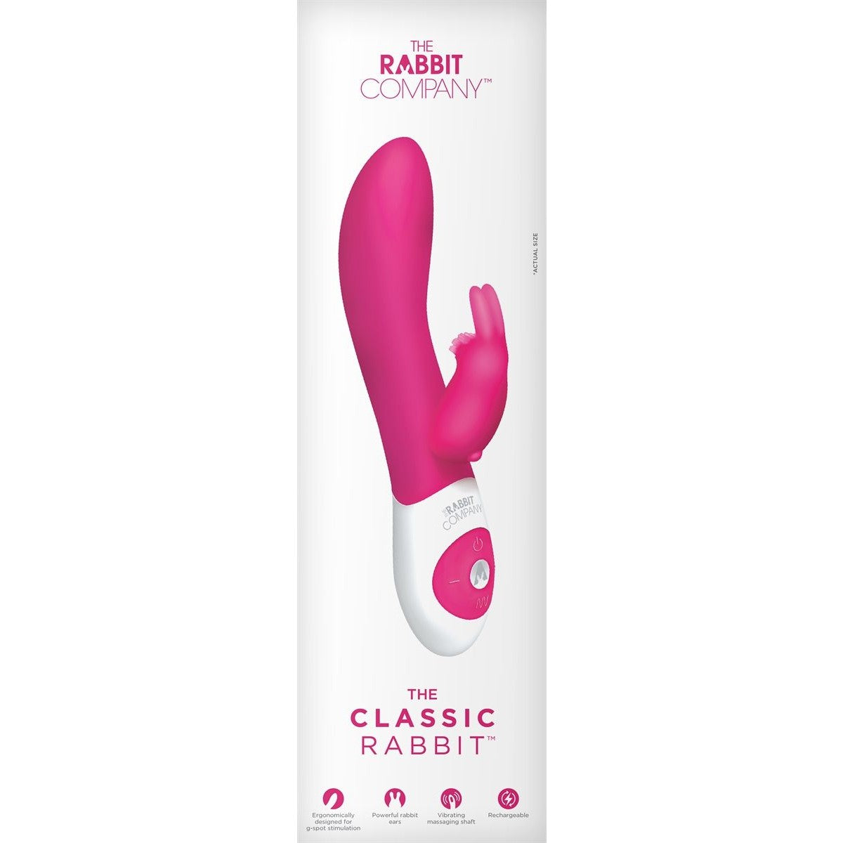 The Classic Rabbit Vibrator in Pink Rabbit Vibrator - Tophatter Daily Deals