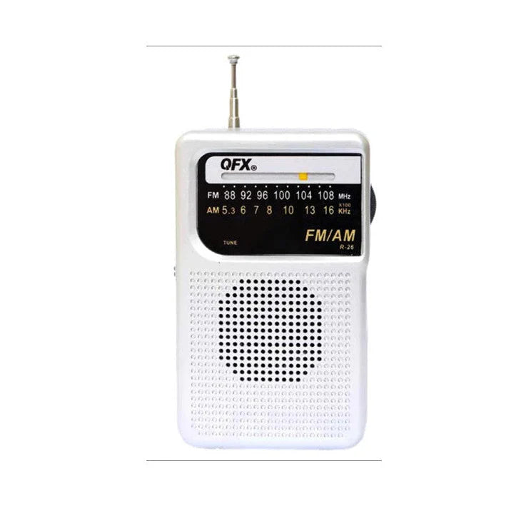 Pocket AM/FM Radio Silver - Tophatter Daily Deals