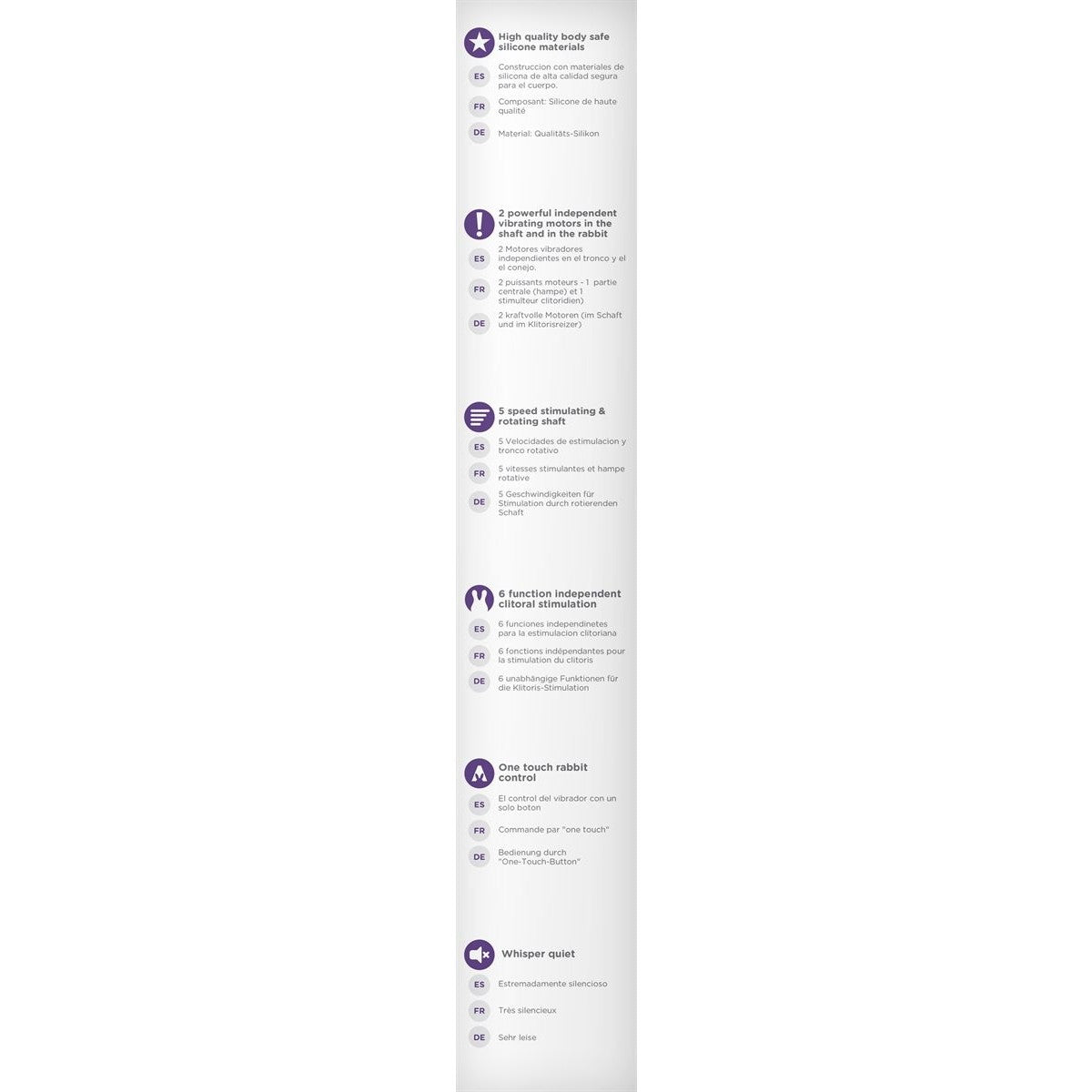 The Rotating Rabbit Vibrator in Purple Rabbit Vibrator - Tophatter Daily Deals