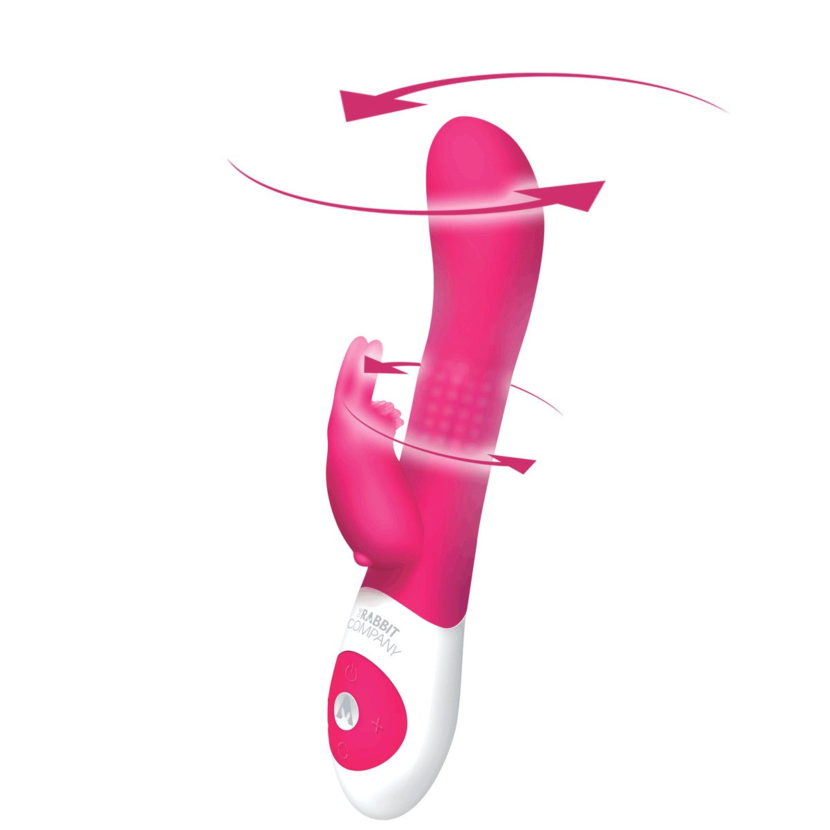 The Beaded Rabbit Vibrator in Pink Rabbit Vibrator - Tophatter Daily Deals