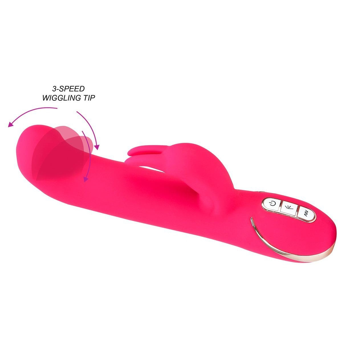 Vibe Couture Rabbit Gesture Vibrator in Pink Rabbit Vibrator - Tophatter Daily Deals