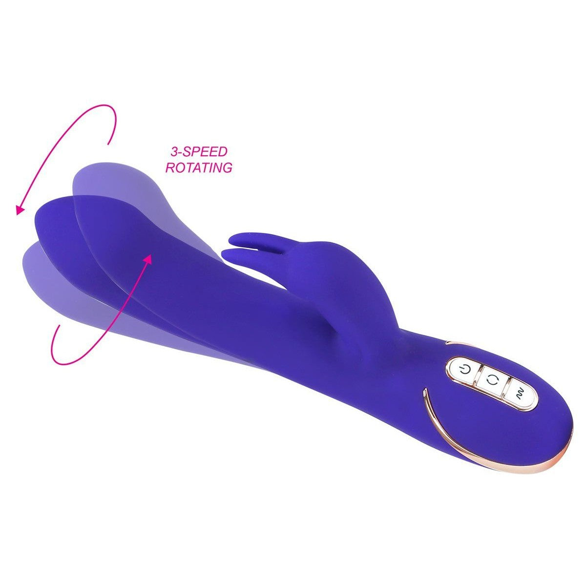 Vibe Couture Rabbit Esquire Vibrator in Purple Rabbit Vibrator - Tophatter Daily Deals