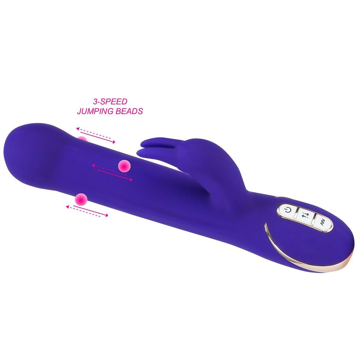 Vibe Couture Rabbit Tres Chic Undulating Vibrator in Purple Rabbit Vibrator - Tophatter Daily Deals