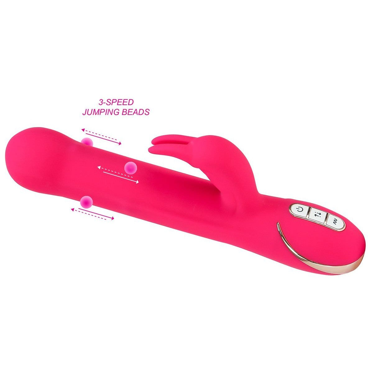 Vibe Couture Rabbit Tres Chic Undulating Vibrator in Pink Rabbit Vibrator - Tophatter Daily Deals