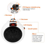 900W Portable Heater Fan with Remote Control Household Appliances - Tophatter Daily Deals