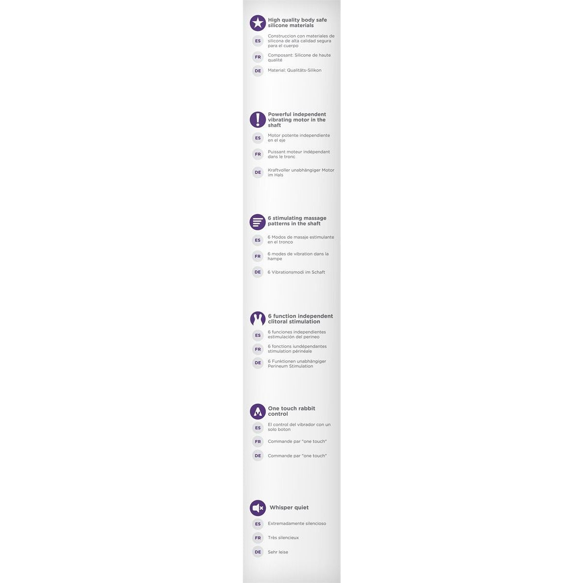 The Kissing Rabbit Vibrator in Purple Rabbit Vibrator - Tophatter Daily Deals