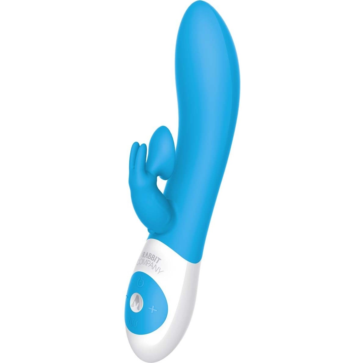 The Kissing Rabbit Vibrator in Aqua Blue Rabbit Vibrator - Tophatter Daily Deals