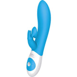 The Kissing Rabbit Vibrator in Aqua Blue Rabbit Vibrator - Tophatter Daily Deals
