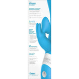 The Kissing Rabbit Vibrator in Aqua Blue Rabbit Vibrator - Tophatter Daily Deals