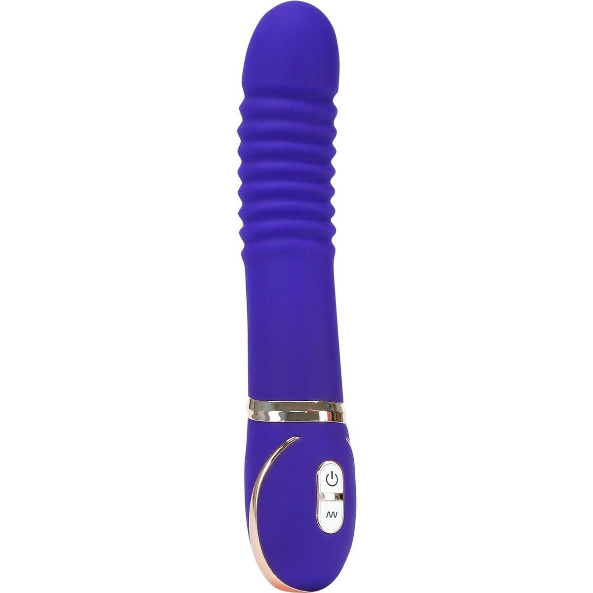 Vibe Couture Pleats Rechargeable Vibrator in Purple Vibrator - Tophatter Daily Deals
