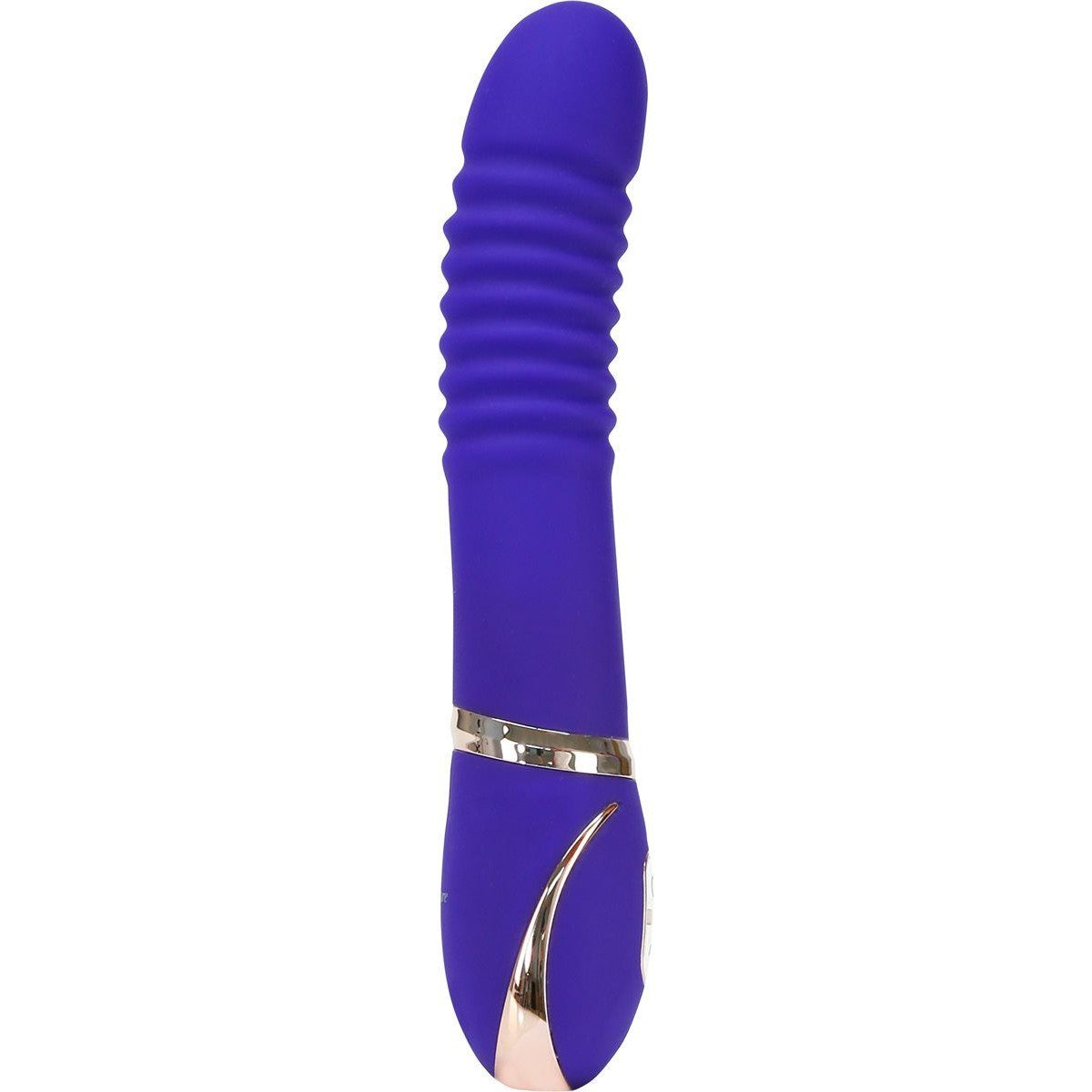 Vibe Couture Pleats Rechargeable Vibrator in Purple Vibrator - Tophatter Daily Deals