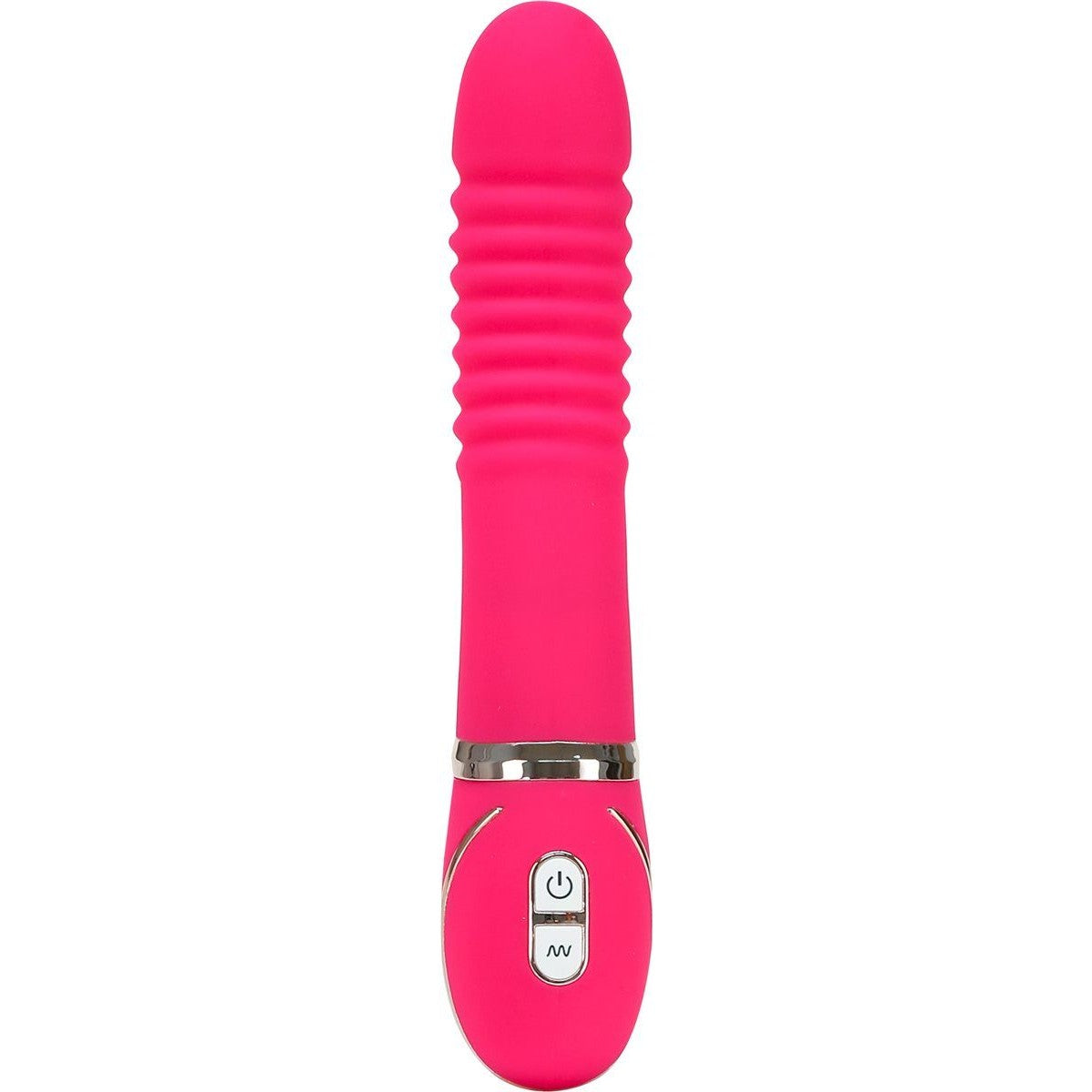 Vibe Couture Pleats Rechargeable Vibrator in Pink Vibrator - Tophatter Daily Deals