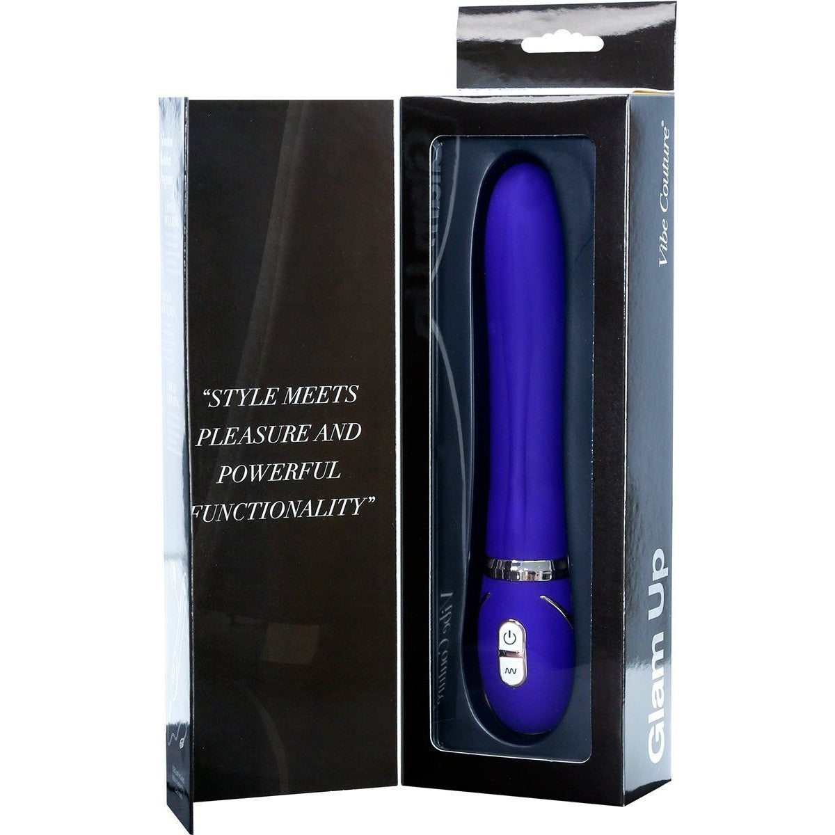 Vibe Couture Glam Up Rechargeable Vibrator in Purple Vibrator - Tophatter Daily Deals