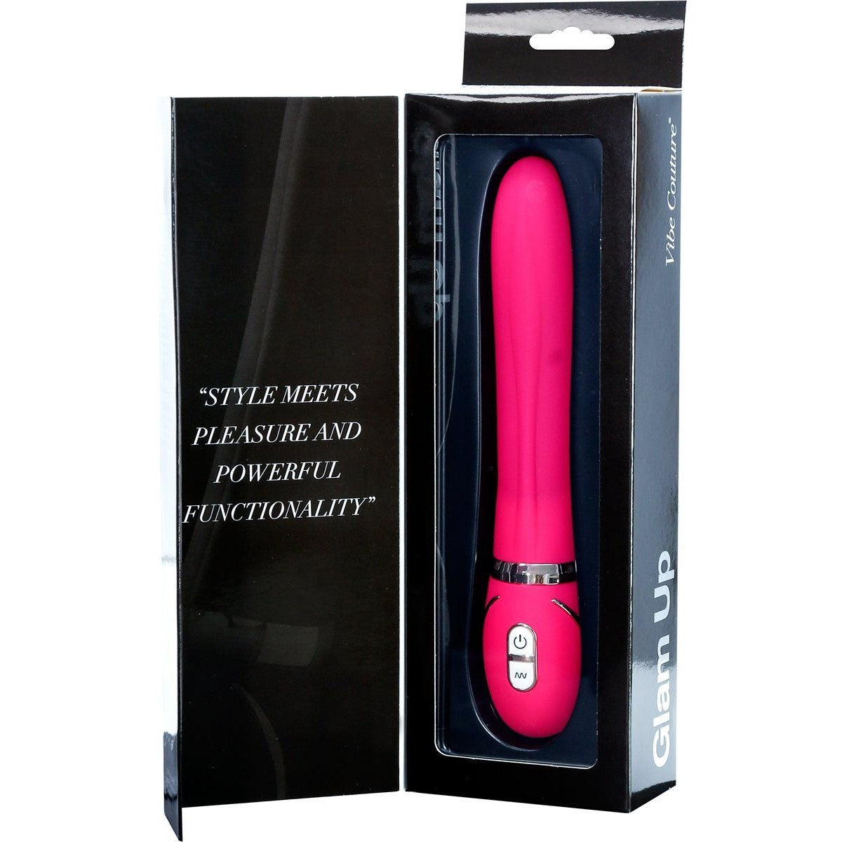Vibe Couture Glam Up Rechargeable Vibrator in Pink Vibrator - Tophatter Daily Deals
