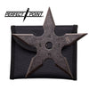 Stainless Steel 5-Point Shuriken Anime Ninja Throwing Star - 4" Diameter Collectible Weapons - Tophatter Daily Deals