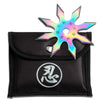 Rainbow Stainless Steel 8 Point Throwing Star With Pouch - 4" Diameter - TOPHATTER'S ARMORY DEALS Collectible Weapons - Tophatter Daily Deals