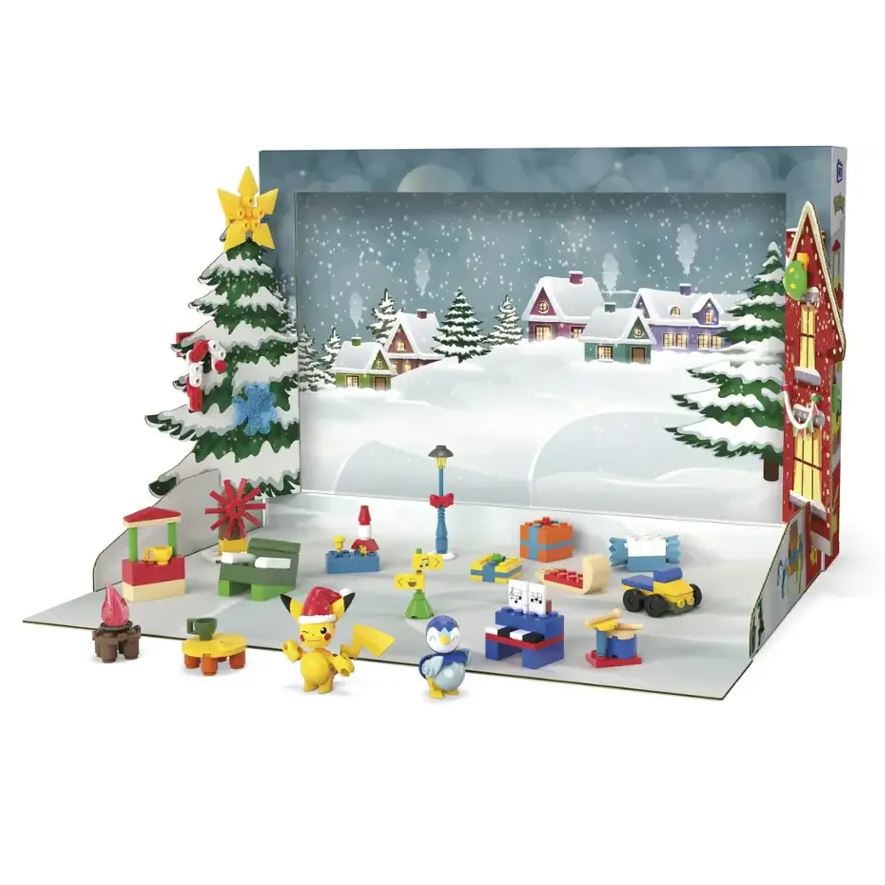 Mega Pokemon Christmas Advent Calendar 2025 | Toy Advent Calendar for Kids Advent Calendar - Tophatter Daily Deals