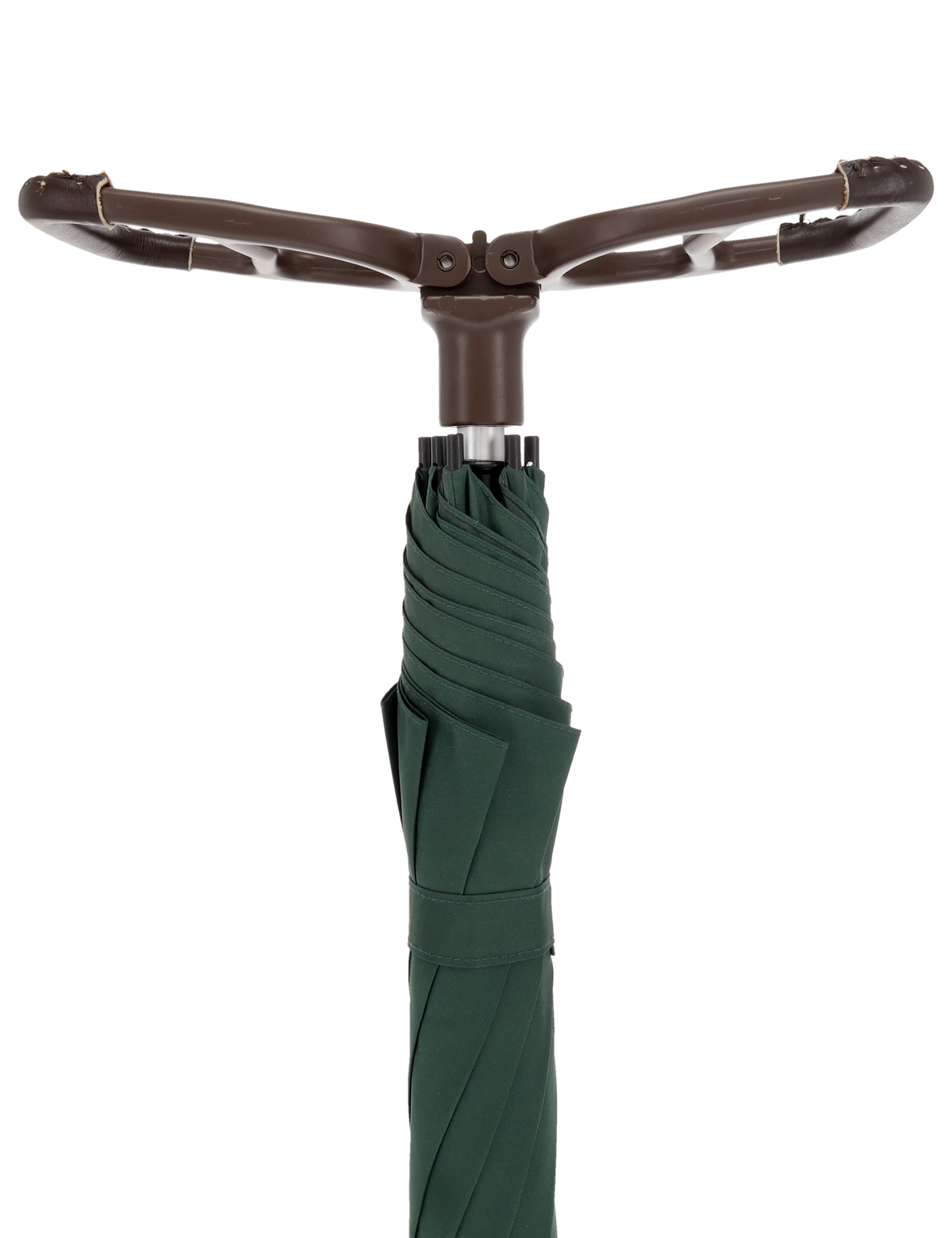 Shooting Stick Umbrella Hammock Seat Cane - Genuine Leather Umbrella Walking Canes - Tophatter Daily Deals
