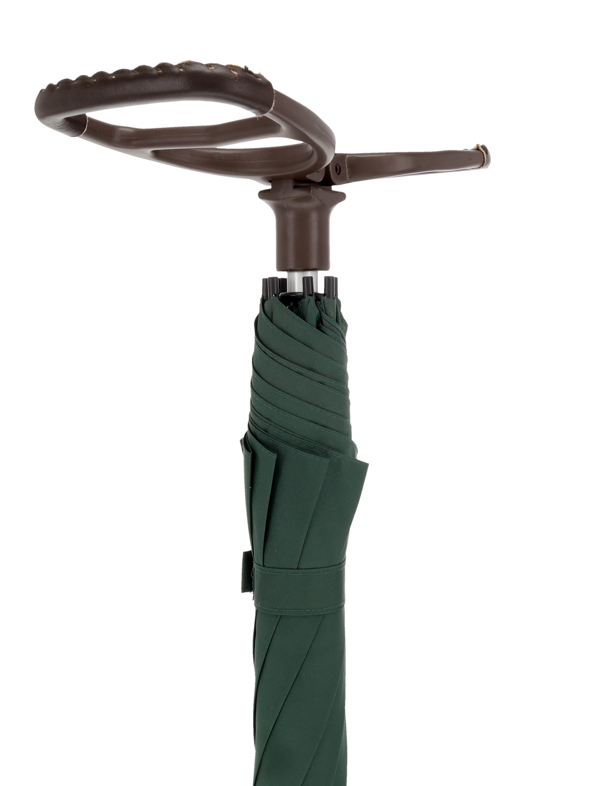 Shooting Stick Umbrella Hammock Seat Cane - Genuine Leather Umbrella Walking Canes - Tophatter Daily Deals