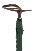 Shooting Stick Umbrella Hammock Seat Cane - Genuine Leather Umbrella Walking Canes - Tophatter Daily Deals
