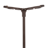 Genuine Leather Brown Cane Handle Chair - Non-Adjustable Sitting Canes - Tophatter Daily Deals