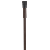 Genuine Leather Brown Cane Handle Chair - Non-Adjustable Sitting Canes - Tophatter Daily Deals