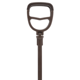 Genuine Leather Brown Cane Handle Chair - Non-Adjustable Sitting Canes - Tophatter Daily Deals