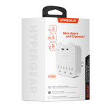 HyperGear Wall Adapter Power Strip 3 Outlets Batteries & Power Accessories - Tophatter Daily Deals