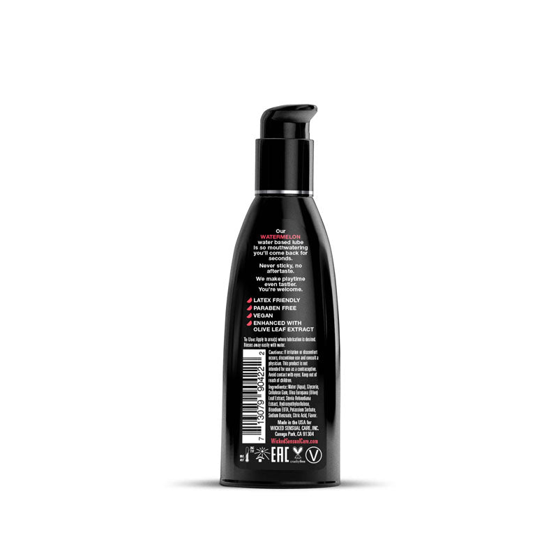 Wicked Aqua Watermelon – Watermelon Flavored Water-Based Lubricant 60ml Bottle > Lube > Flavoured - Tophatter Daily Deals