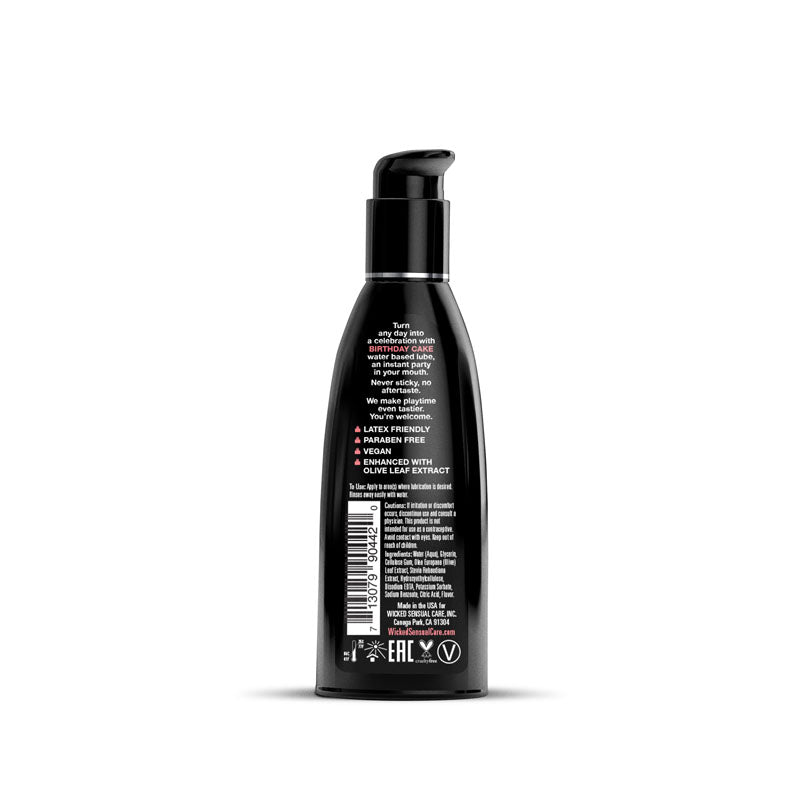 Wicked Aqua Birthday Cake – Cake Flavoured Water-Based Lubricant 60 ml > Lube > Flavoured - Tophatter Daily Deals