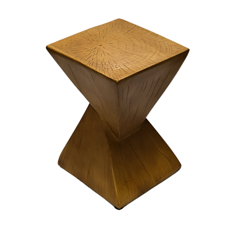 Concrete Side Table Faux Marble Pedestal Stand Furniture > Outdoor > Outdoor Tables - Tophatter Daily Deals