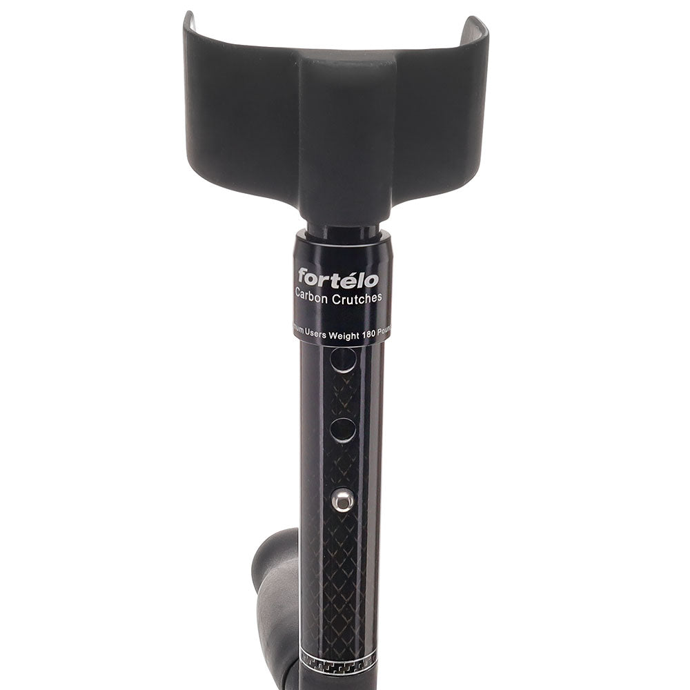 All-Composite Adjustable Forearm Crutch - Carbon Fiber Forearm Crutches - Tophatter Daily Deals