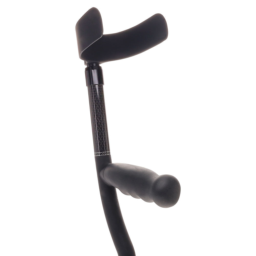 All-Composite Adjustable Forearm Crutch - Carbon Fiber Forearm Crutches - Tophatter Daily Deals
