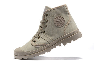 British tooling Martin boots outdoor hiking shoes Beige 0 - Tophatter Daily Deals