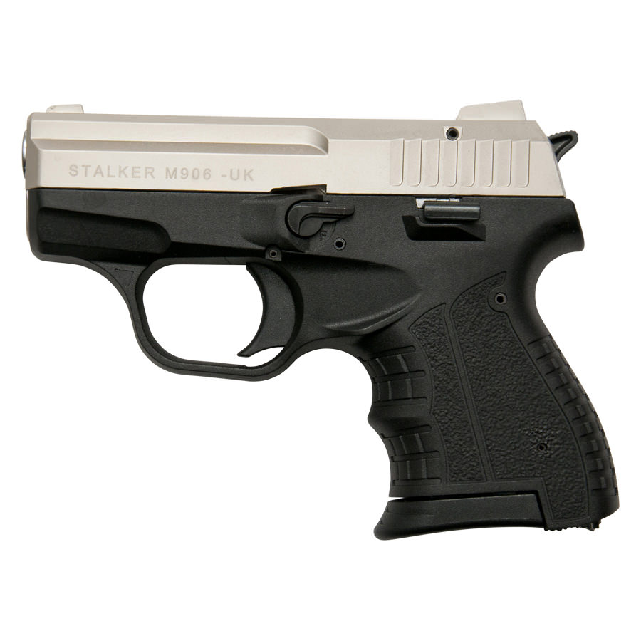 Stalker M906 Satin Finish - 9mm Blank Firing Replica Zoraki Gun - Tophatter's Guns'N'Weapons Store Collectible Weapons - Tophatter Daily Deals