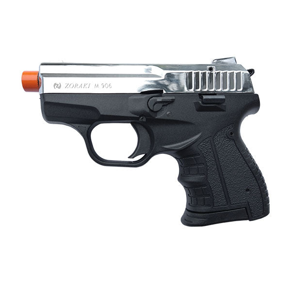 Zoraki 906 Chrome - Front Firing 9mm Blank Gun - Tophatter's Weapons'N'Deals Blank Firing Replica Guns - Tophatter Daily Deals