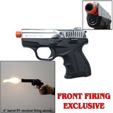 Zoraki 906 Chrome - Front Firing 9mm Blank Gun - Tophatter's Weapons'N'Deals Blank Firing Replica Guns - Tophatter Daily Deals