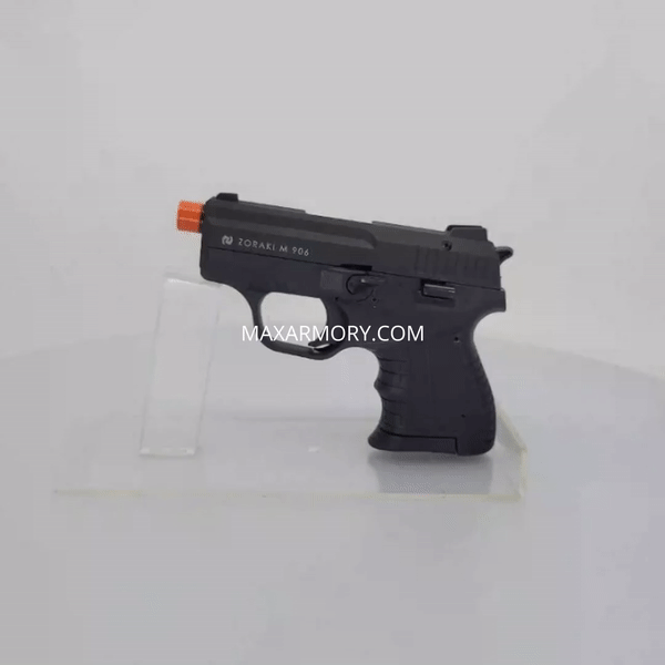Zoraki 906 Blank Firing Gun Black - Front Fire 9mm Blank Gun - Tophatter's Weapons'N'Deals Blank Firing Replica Guns - Tophatter Daily Deals