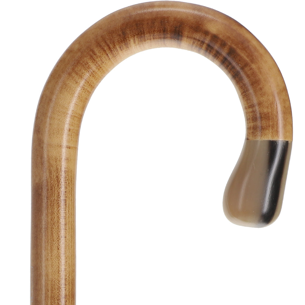 French Authentic: Blonde Horn Ball Cane with Light Maple Dr Gregory House Walking Canes - Tophatter Daily Deals