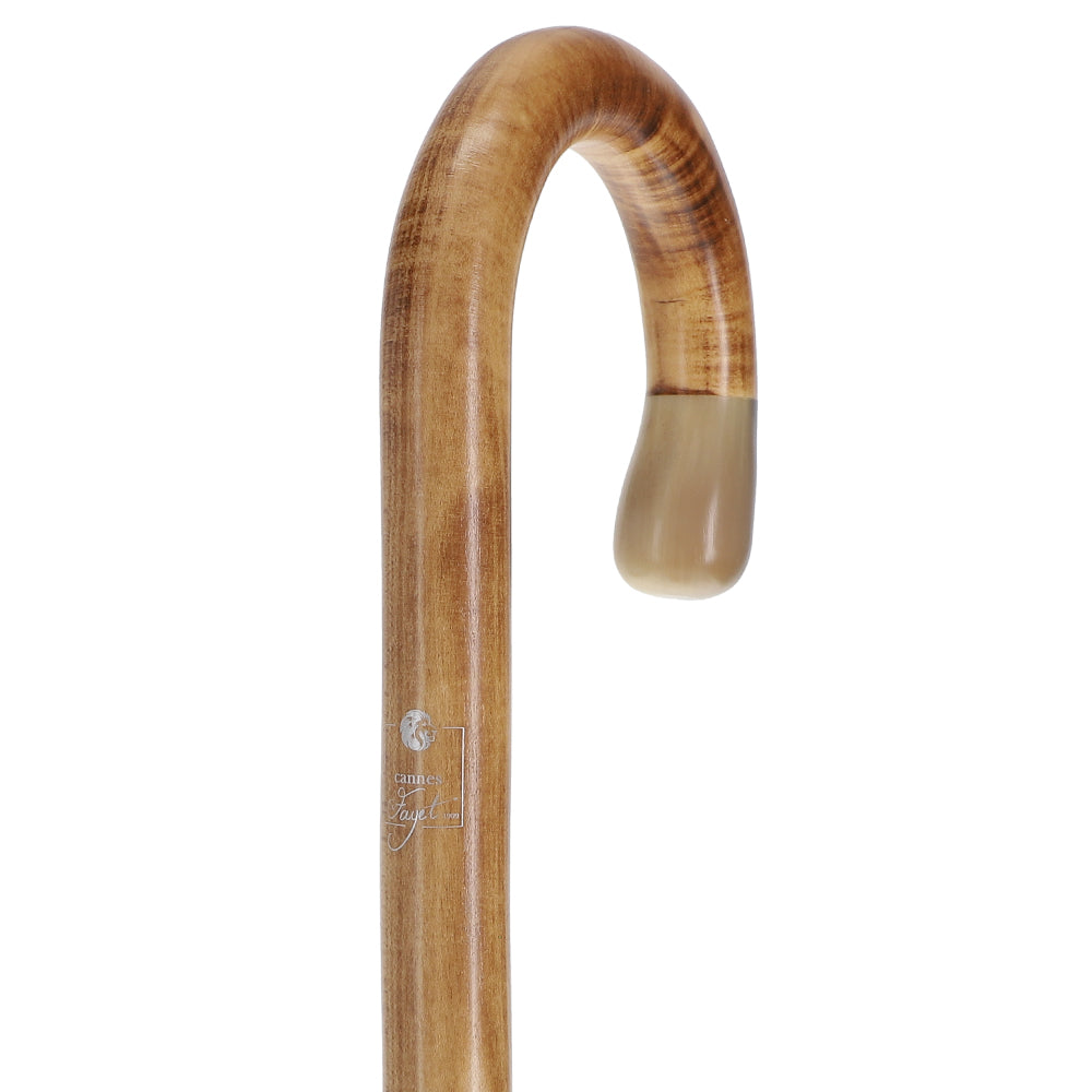 French Authentic: Blonde Horn Ball Cane with Light Maple Dr Gregory House Walking Canes - Tophatter Daily Deals