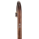 French Stag Horn Tourist Walking Cane: Dark Maple Shaft Horn Handle Walking Canes - Tophatter Daily Deals