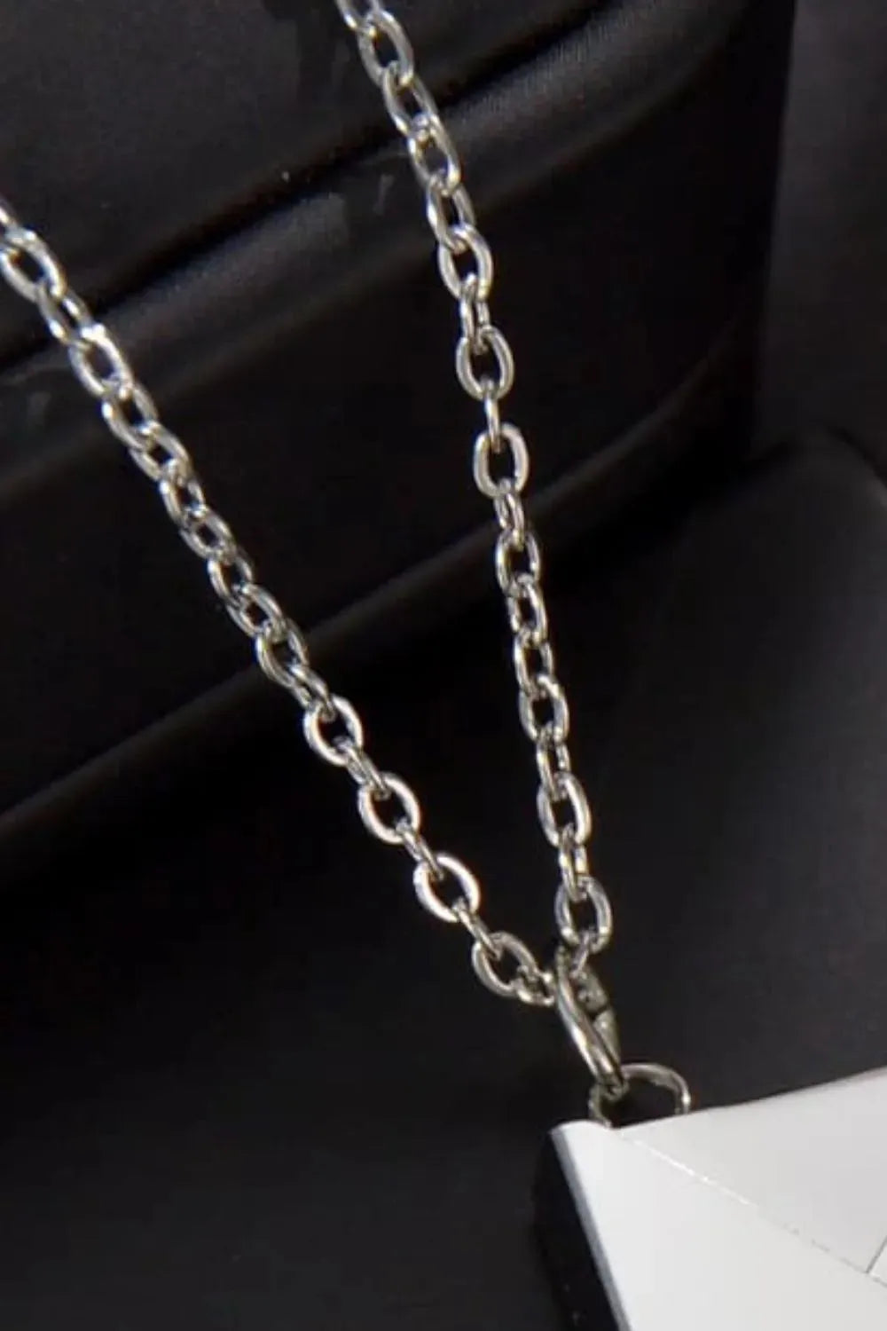 Envelope Pendant Stainless Steel Necklace Necklaces - Tophatter Daily Deals
