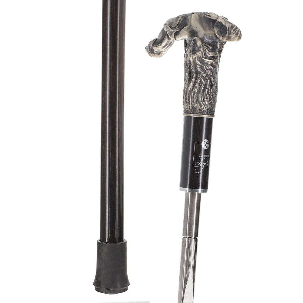 French Aphrodite Sword-Cane: Intricate Design & Stamina Wood Sword Canes - Tophatter Daily Deals
